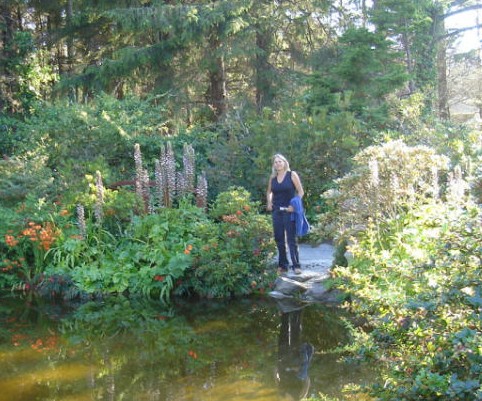 Cathe' in Garden